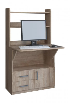 Компьютерный стол СП-1 Дуб баррик в Нягани - nyagan.mebel-tymen.ru | фото