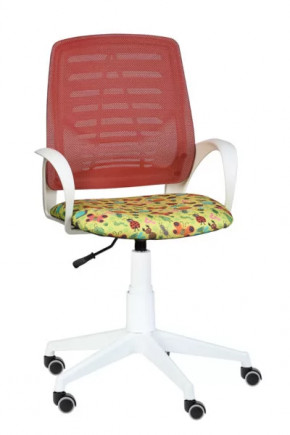 Кресло Ирис WHITE сетка /ткань Т53 (подлокот.084) белая крестовина в Нягани - nyagan.mebel-tymen.ru | фото