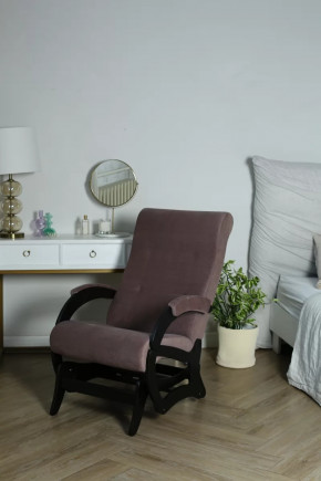 Кресло маятниковое Амелия,ткань кофе с молоком в Нягани - nyagan.mebel-tymen.ru | фото