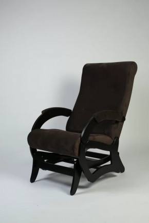 Кресло маятниковое Амелия,ткань шоколад в Нягани - nyagan.mebel-tymen.ru | фото