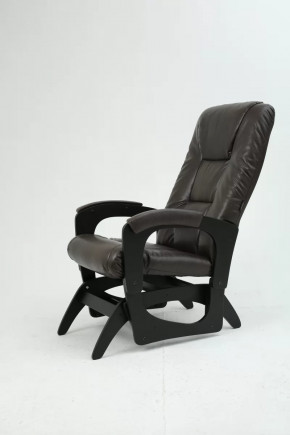 Кресло маятниковое Леон экокожа венге в Нягани - nyagan.mebel-tymen.ru | фото