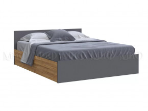 Кровать 1600 Басямиф, графит/дуб крафт в Нягани - nyagan.mebel-tymen.ru | фото