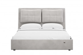 Кровать 1600 Эстер 311 Велюр Ультра Смог в Нягани - nyagan.mebel-tymen.ru | фото