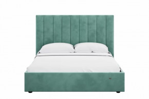 Кровать 1600 Ингрид 312 Велюр Ультра Минт в Нягани - nyagan.mebel-tymen.ru | фото