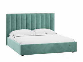 Кровать 1800 Ингрид 312 Велюр Ультра Минт в Нягани - nyagan.mebel-tymen.ru | фото