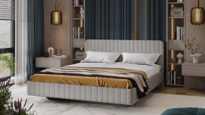 Кровать без ПМ «Шелли» Тип 1 (без подъемного механизма) Велюр Confetti Silver в Нягани - nyagan.mebel-tymen.ru | фото