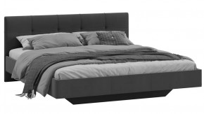 Кровать без ПМ «Элис» Тип 1 (без подъемного механизма) Исп.2 Велюр Графит в Нягани - nyagan.mebel-tymen.ru | фото