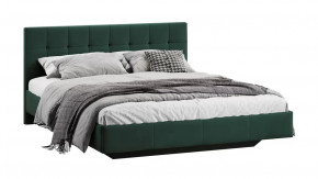 Кровать без ПМ «Эмма» Тип 1 (без подъемного механизма) Велюр Confetti Deep forest в Нягани - nyagan.mebel-tymen.ru | фото