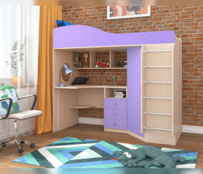 Кровать-чердак Кадет 1 с металлической лестницей Ярофф в Нягани - nyagan.mebel-tymen.ru | фото