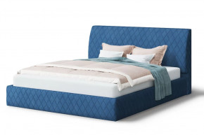 Кровать Хилтон, 2000*1800 мм, синий в Нягани - nyagan.mebel-tymen.ru | фото