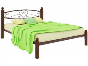 Кровать Каролина Lux коричневая в Нягани - nyagan.mebel-tymen.ru | фото