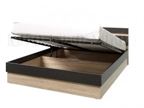 Кровать Ким с ПМ 1600 Графит софт, сонома в Нягани - nyagan.mebel-tymen.ru | фото