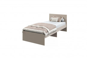 Кровать "МОНА" 2000* 900мм, (без матраса), ЛДСП кашемир (ламели) в Нягани - nyagan.mebel-tymen.ru | фото