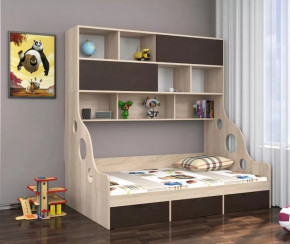 Кровать с антресолью Дельта-21.02 в Нягани - nyagan.mebel-tymen.ru | фото