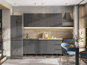 Кухня Челси 2,0м Графит/Графит в Нягани - nyagan.mebel-tymen.ru | фото