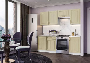 Кухня Лондон 2,1 м, белый/дуб крем в Нягани - nyagan.mebel-tymen.ru | фото