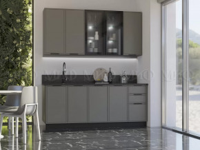 Кухня Николь 2,0/900м (Холст вулканический) в Нягани - nyagan.mebel-tymen.ru | фото