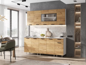 Кухня Рио NEW 1,8м Дуб Крафт ЛДСП в Нягани - nyagan.mebel-tymen.ru | фото