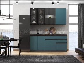 Кухня Техно-6 2,0м (Графит/Атлантик софт/Графит софт) в Нягани - nyagan.mebel-tymen.ru | фото