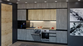 Кухонный гарнитур Адажио люкс 3000 мм в Нягани - nyagan.mebel-tymen.ru | фото