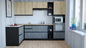 Кухонный гарнитур Адажио мега прайм 1500х2700 мм в Нягани - nyagan.mebel-tymen.ru | фото