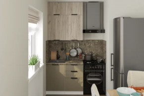 Кухонный гарнитур Альба мини 1000 мм в Нягани - nyagan.mebel-tymen.ru | фото