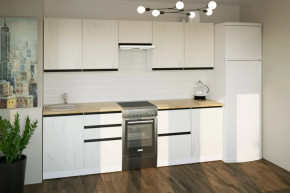 Кухонный гарнитур Амели мега 2500 мм в Нягани - nyagan.mebel-tymen.ru | фото