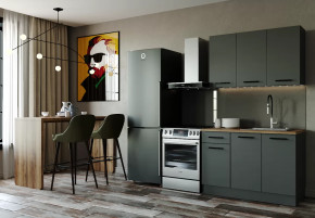 Кухонный гарнитур Антрацит-1200 столешница 26 мм в Нягани - nyagan.mebel-tymen.ru | фото