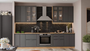 Кухонный гарнитур «Белладжио» №14 Дуб Крафт золотой, Софт графит в Нягани - nyagan.mebel-tymen.ru | фото