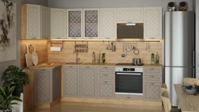 Кухонный гарнитур «Бьянка» №2 Дуб крафт золотой/Дуб ваниль/Дуб кофе в Нягани - nyagan.mebel-tymen.ru | фото