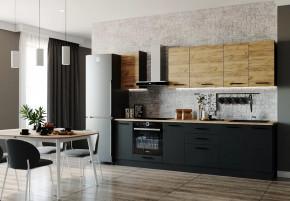 Кухонный гарнитур Дели-2800 столешница 26 мм в Нягани - nyagan.mebel-tymen.ru | фото