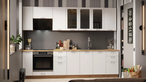 Кухонный гарнитур «Габриэлла» №1 Дуб крафт золотой/Сноу в Нягани - nyagan.mebel-tymen.ru | фото