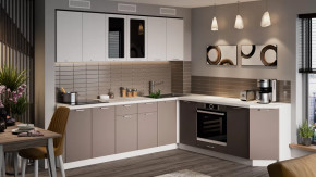 Кухонный гарнитур «Габриэлла» №11 Белый/Сноу/Муссон в Нягани - nyagan.mebel-tymen.ru | фото