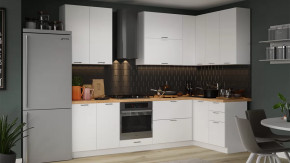 Кухонный гарнитур «Габриэлла» №18 Белый, Сноу в Нягани - nyagan.mebel-tymen.ru | фото