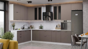 Кухонный гарнитур «Габриэлла» №22 Белый, Муссон в Нягани - nyagan.mebel-tymen.ru | фото