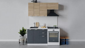 Кухонный гарнитур «Гранита» длиной 160 см в Нягани - nyagan.mebel-tymen.ru | фото