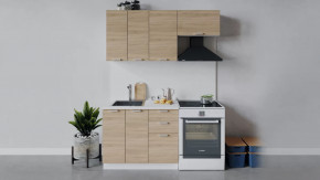 Кухонный гарнитур «Гранита» длиной 160 см в Нягани - nyagan.mebel-tymen.ru | фото