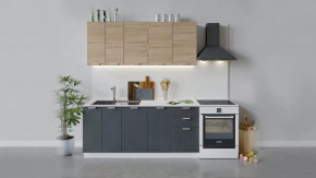 Кухонный гарнитур «Гранита» длиной 180 см в Нягани - nyagan.mebel-tymen.ru | фото