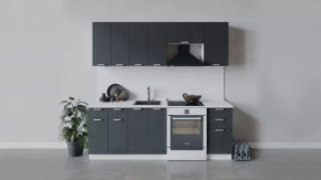 Кухонный гарнитур «Гранита» длиной 220 см в Нягани - nyagan.mebel-tymen.ru | фото