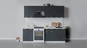 Кухонный гарнитур «Гранита» длиной 240 см в Нягани - nyagan.mebel-tymen.ru | фото