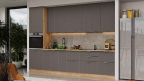 Кухонный гарнитур «Кимберли» №12 Дуб Крафт золотой, Муссон в Нягани - nyagan.mebel-tymen.ru | фото