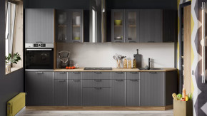 Кухонный гарнитур «Кимберли» №3 Дуб Крафт золотой, Муссон в Нягани - nyagan.mebel-tymen.ru | фото