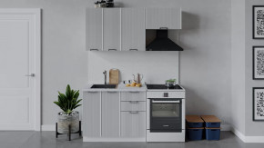 Кухонный гарнитур «Кимберли» длиной 160 см Белый, Сноу в Нягани - nyagan.mebel-tymen.ru | фото