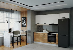 Кухонный гарнитур Лада-2550 столешница 26 мм в Нягани - nyagan.mebel-tymen.ru | фото