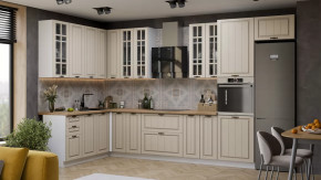 Кухонный гарнитур «Лина» №5 Белый, Крем в Нягани - nyagan.mebel-tymen.ru | фото