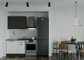 Кухонный гарнитур Лофт-1000 столешница 38 мм в Нягани - nyagan.mebel-tymen.ru | фото