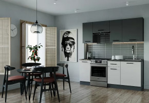 Кухонный гарнитур Лофт-2000 столешница 38 мм в Нягани - nyagan.mebel-tymen.ru | фото