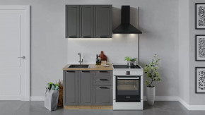 Кухонный гарнитур «Лорас» длиной 100 см Дуб крафт золотой/Холст вулкан в Нягани - nyagan.mebel-tymen.ru | фото