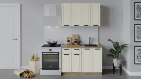 Кухонный гарнитур «Лорас» длиной 120 см Дуб крафт золотой/Холст брюле в Нягани - nyagan.mebel-tymen.ru | фото