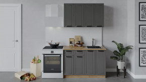 Кухонный гарнитур «Лорас» длиной 120 см Дуб крафт золотой/Холст вулкан в Нягани - nyagan.mebel-tymen.ru | фото